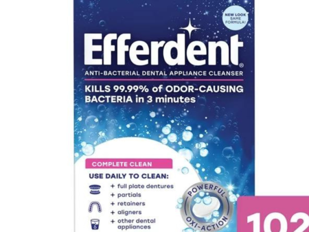 Complete Clean Anti-Bacterial Dental Appliance Cleanser Tablets For Discount