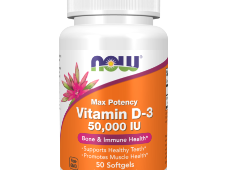 Vitamin D-3 50000 IU Softgels For Sale