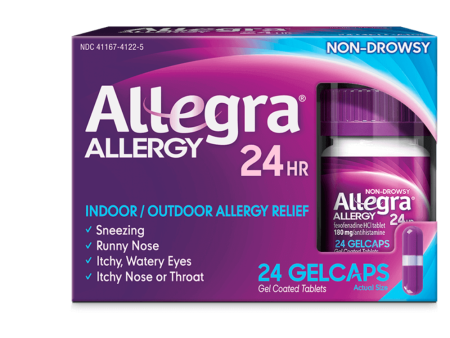 Allegra Allergy 24 Hour Gelcaps For Discount