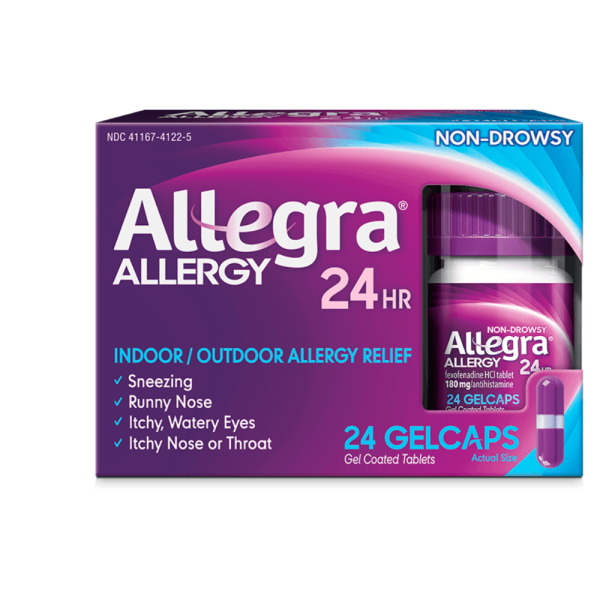 Allegra Allergy 24 Hour Gelcaps For Discount