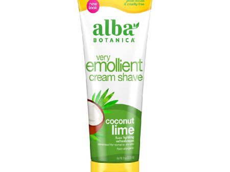 Very Emollient Cream Shave Coconut Lime Fashion