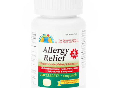 ALLERGY RELIEF TAB 4MG For Sale