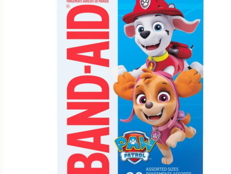 BAND-AID Brand Adhesive Bandages, featuring Paw Patrol For Sale