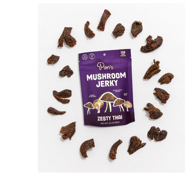 Zesty Thai Mushroom Jerky For Cheap