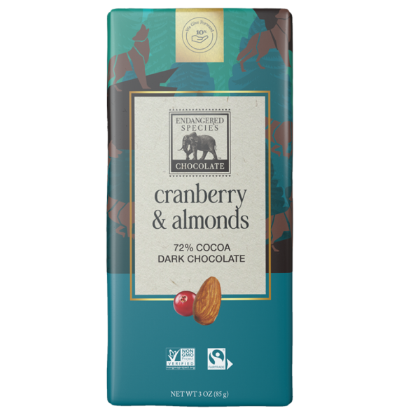 Cranberries, Almonds + 72% Dark Chocolate on Sale