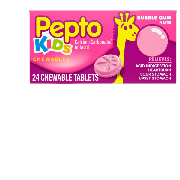 PEPTO-BISMOL CHILD CHEW BBL GUM FLVR on Sale