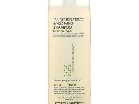 Tea Tree Triple Treat, Invigorating Shampoo Supply