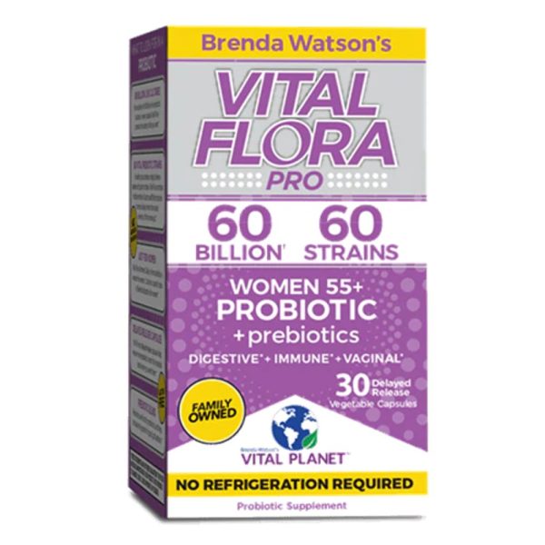 Vital Planet Women 55+ Daily Probiotic + 7 prebiotics 30 For Sale