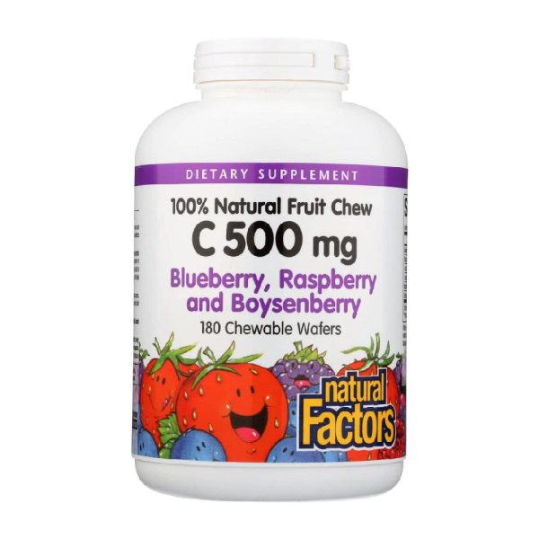 100% Natural Fruit Chew Vitamin C, Blueberry For Discount