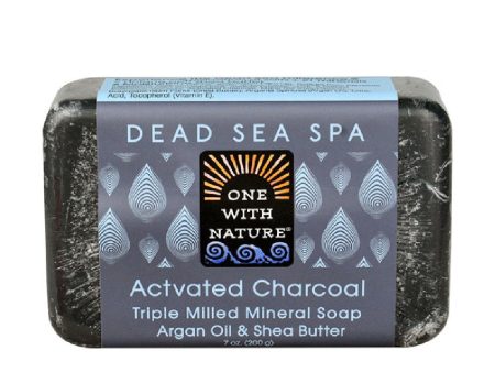 Activated Charcoal Triple Milled Mineral Soap Argan Oil & Shea Butter Discount