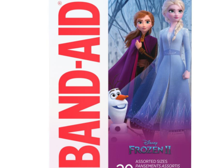 BAND-AID Brand Adhesive Bandages featuring Disney Frozen Online now