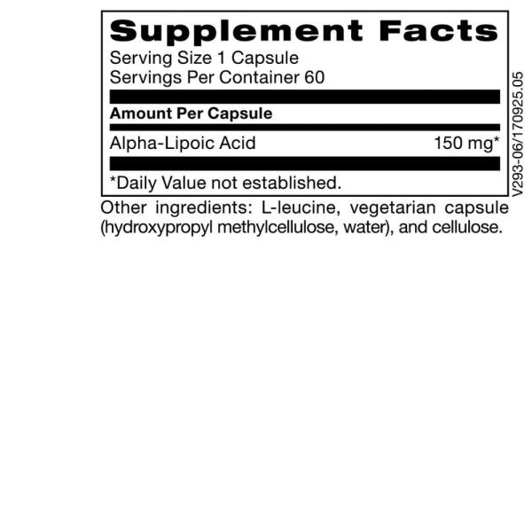 Alpha-Lipoic Acid (150mg) Supply