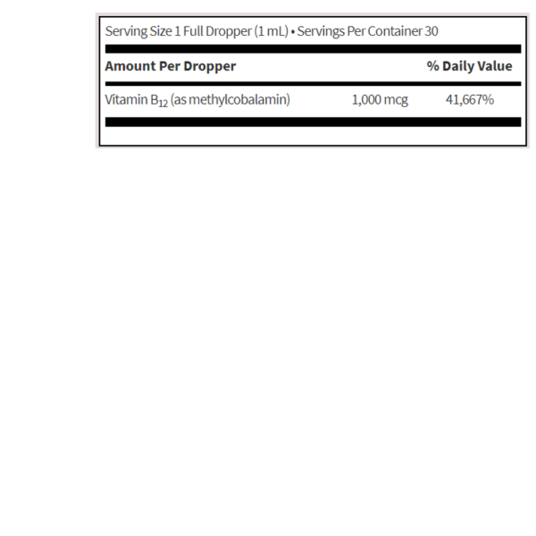 B12 Liquid (Methylcobalamin) (1 mg) For Cheap