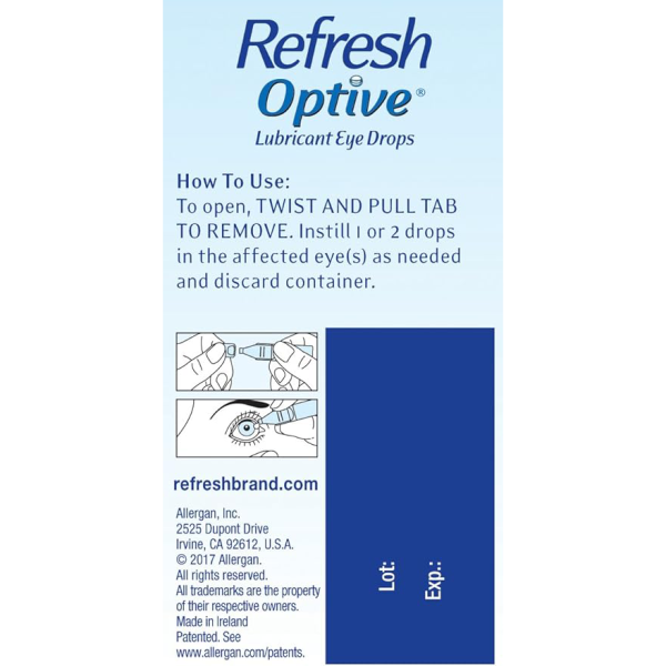 Refresh Optive Lubricant Eye Drops For Discount