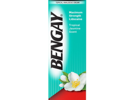 BENGAY 4% Lidocaine Cream Tropical Jasmine For Sale