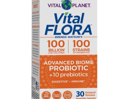 Vital Flora Advanced Biome Probiotic + 10 Probiotics 30 Online Hot Sale