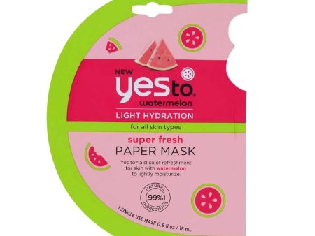 Watermelon Super Fresh Hydration Paper Masks Cheap