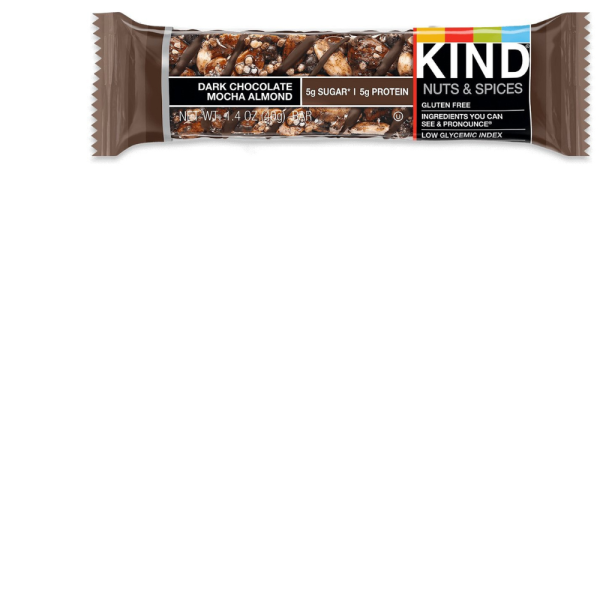 Dark Chocolate Mocha Almond Nut Bar Fashion