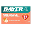 ASPIRIN BAYER 81 MG ORANGE FLAVOR Supply