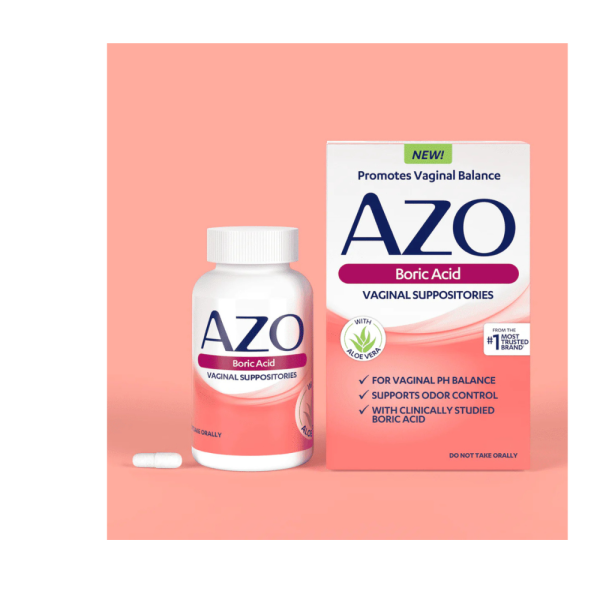 AZO BORIC ACID SUPPOSITORIES Fashion