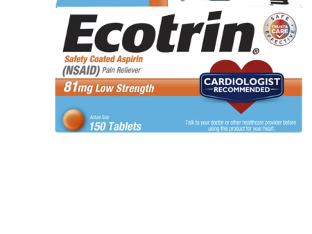 Ecotrin 81mg Low Strength Aspirin Fashion