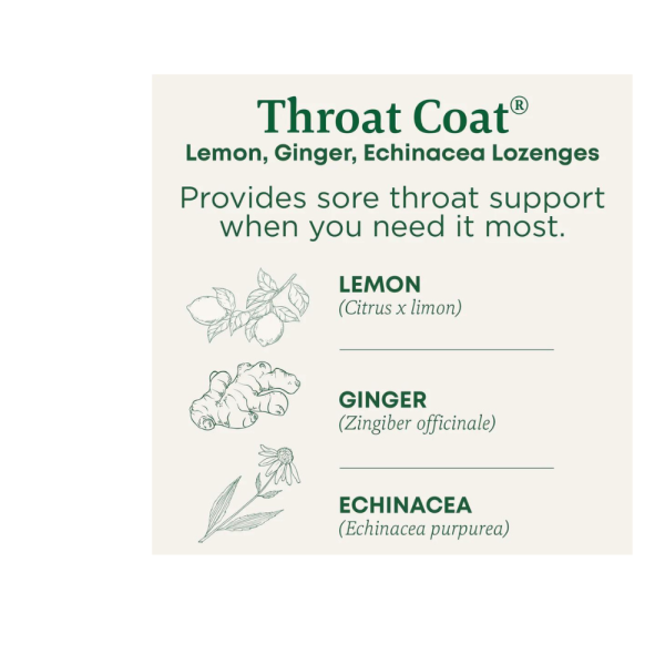 Throat Coat Lemon Echinacea Lozenges Cheap