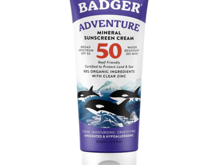 Adventure Mineral Sunscreen Cream - SPF 50 Supply