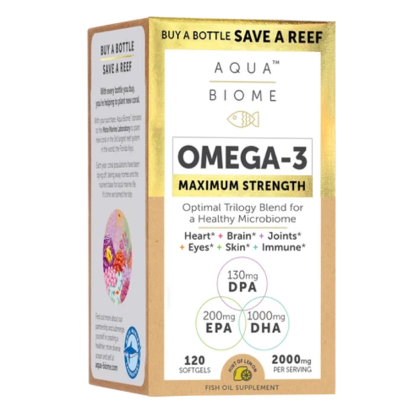 Aqua Biome Fish Oil Maximum Strength Online now