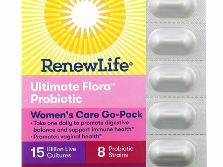 Ultimate Flora Women s Care Probiotic Go-Pack, 15 Billion on Sale