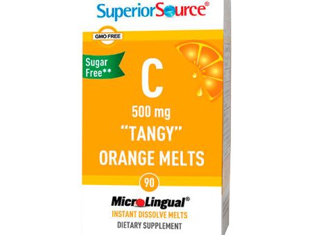 Vitamin C 500 mg “Tangy” Orange Melts For Cheap