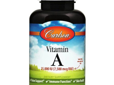 Vitamin A 25,000 IU (7,500 mcg RAE) Supply