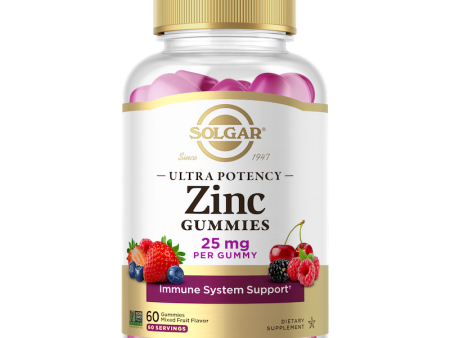 Ultra Potency Zinc Mixed Fruit Gummies Hot on Sale