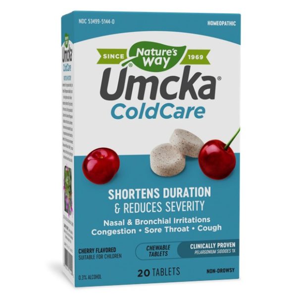 Umcka ColdCare Cherry Chewable For Discount