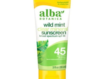 Clear Mineral Sunscreen Lotion, SPF 45 Hot on Sale