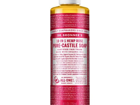 Pure Castile Liquid Soap - Rose on Sale